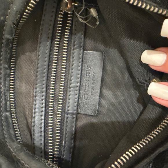 Givenchy Tumbled Sheepskin Mini Pandora Black Crossbody Bag - Picture 6 of 8